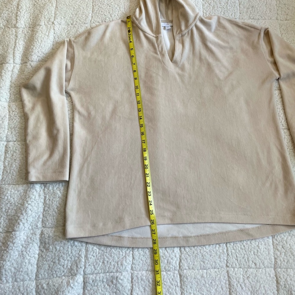 J.Jill Ribbed hooded pullover tunic - Picture 6 of 7